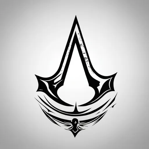 Prompt: Assassin's Creed games logos tattoos