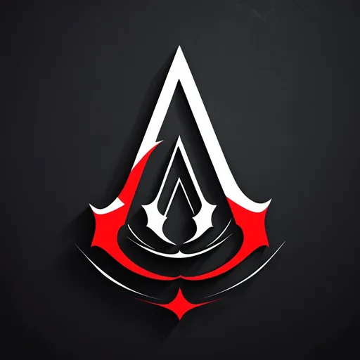 Prompt: All Assassin's Creed logos combined in one logo