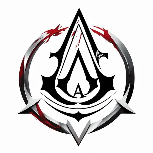 Prompt: All Assassin's Creed logos combined in one logo