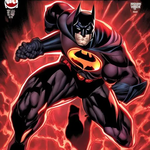 Prompt: Red Lantern Corps Batman
