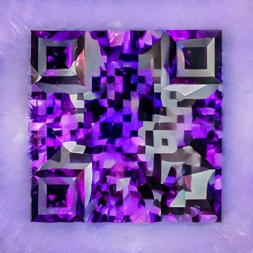 Prompt: purple crystals