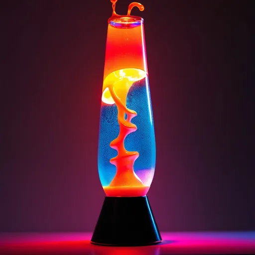 Prompt: lava lamp exploding