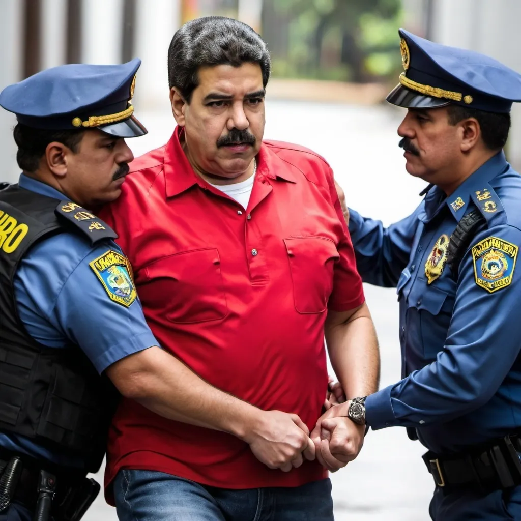 Prompt: maduro arrested
