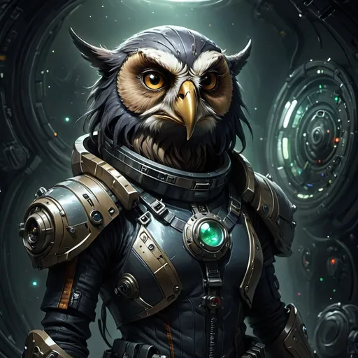 Prompt: strix bio engineer space theme