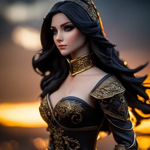 Prompt: (full body view pose:1,5), Photo realistic, young elf woman, porcelain skin, (grey eyes:0,5), gorgeous dark battle robe, ultra detailed, (light-brown long hair:1,5), ((dark:1,0) facial mourning veil:2,0), desert landscape, detailed gorgeous face, ultra high definition, 8k, unreal engine 5, masterpiece, ominous, highly detailed, ultra high quality model, SF