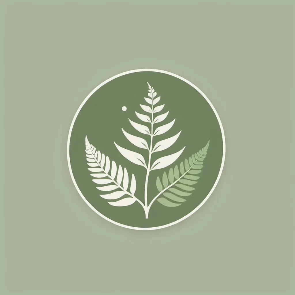 Prompt: (logo design) modern, elegant, minimalist, botanical elements, soothing green tones, featuring a fern motif, clean typography, creating a sense of calm and wellness, professional appeal, eye-catching and memorable, suitable for health and wellness industry, balanced composition, high-quality graphics, sophisticated and inviting ambiance.