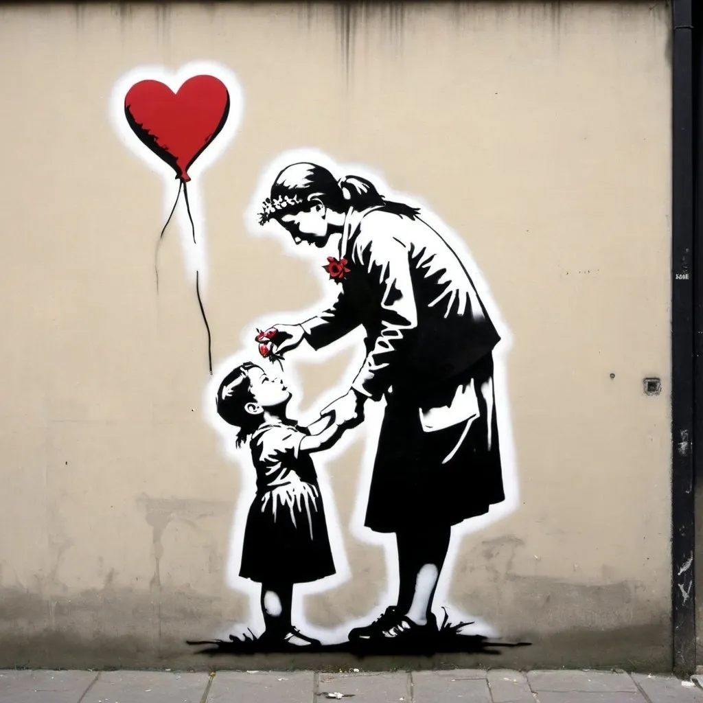 Prompt: Banksy Art