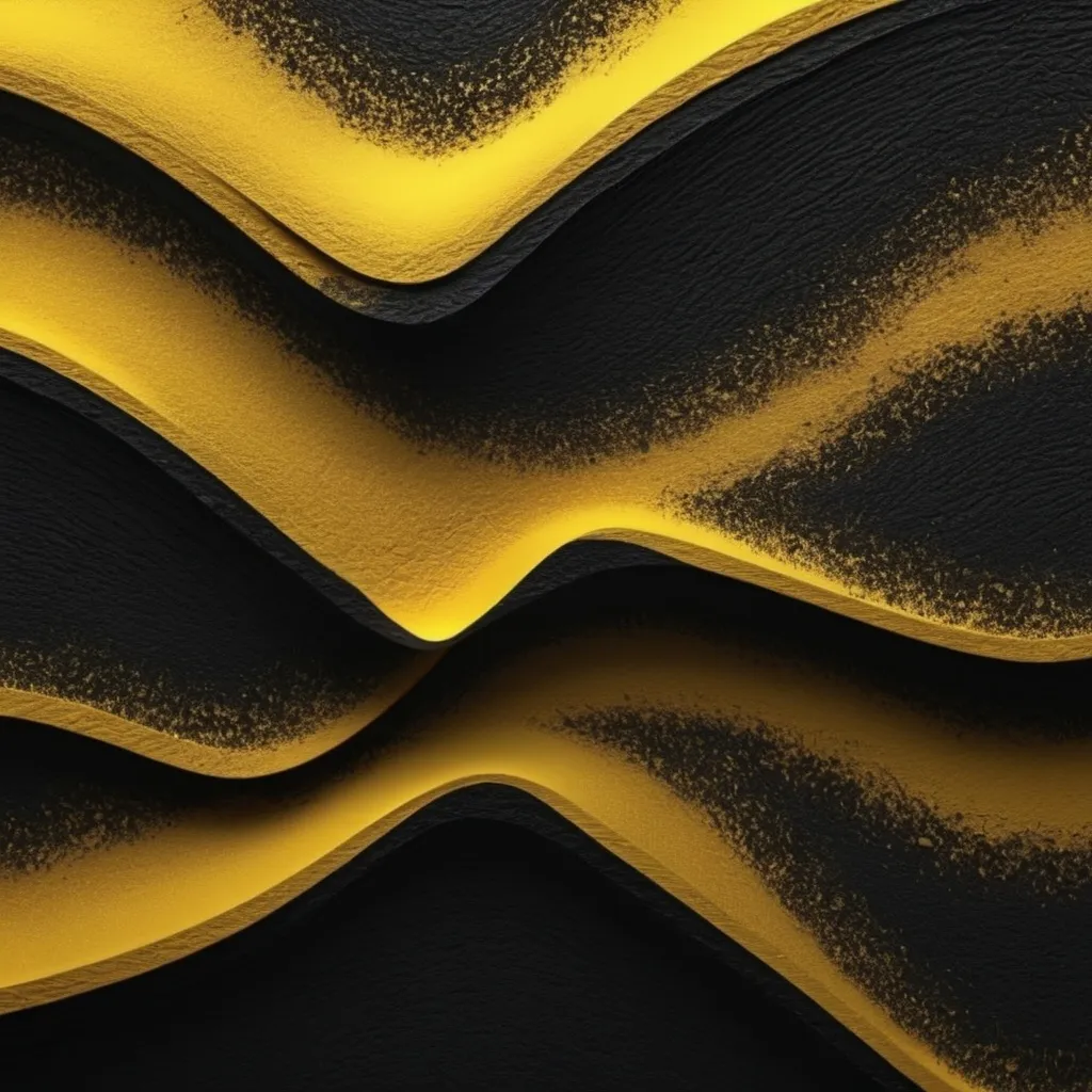 Prompt: textured background 4k yellow with black color 