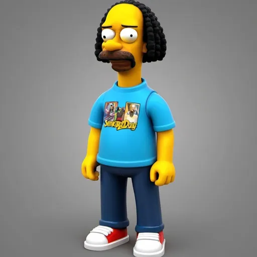 Prompt: Snoop Dog in 3d simpson style