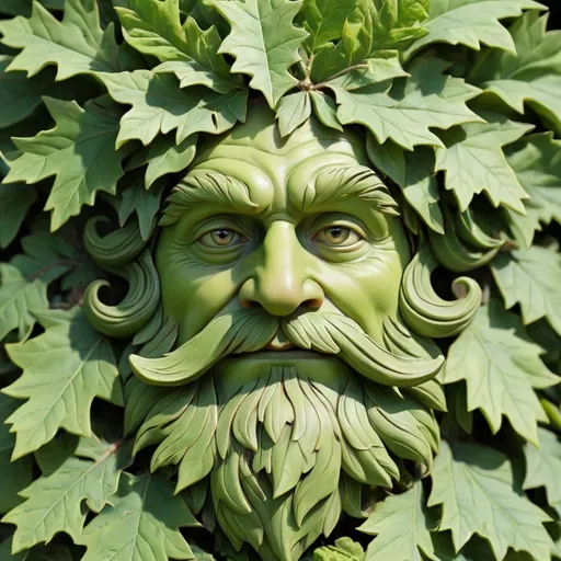 Prompt: the green man

