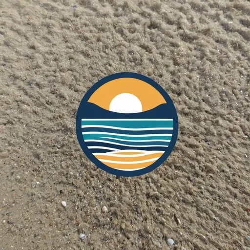 Prompt: beach restoration logo

