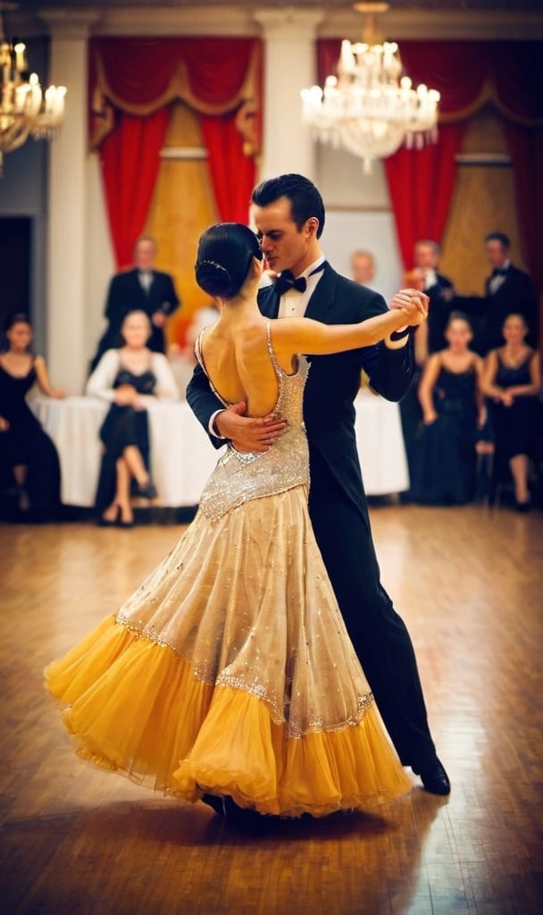 Prompt: A dance about ballroom