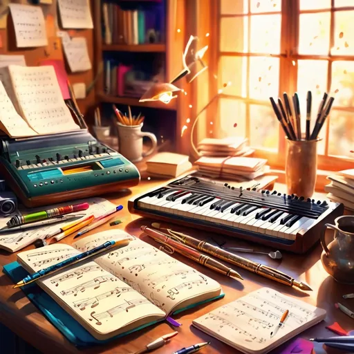 Prompt: Hard Work with writing poetry and making music