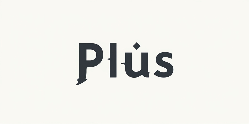 Prompt: Simplicity, Modern, Simplicity, Simplicity, Stability, Symbolism, In a sophisticated way
Please make a logo with the appropriate 'PLUS' letters