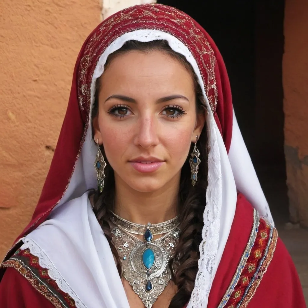 Prompt: I want a moroccan women 