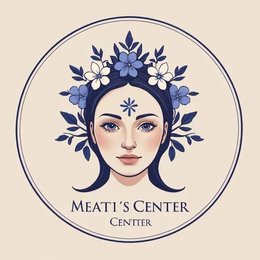 Prompt: a logo for my skincare center,with the name of metis 