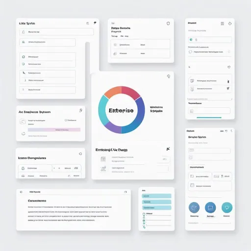 Prompt: Enterprise UX design system