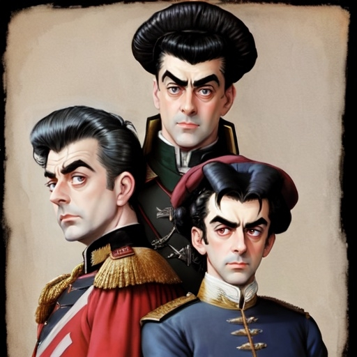 Prompt: The Blackadder TV Series