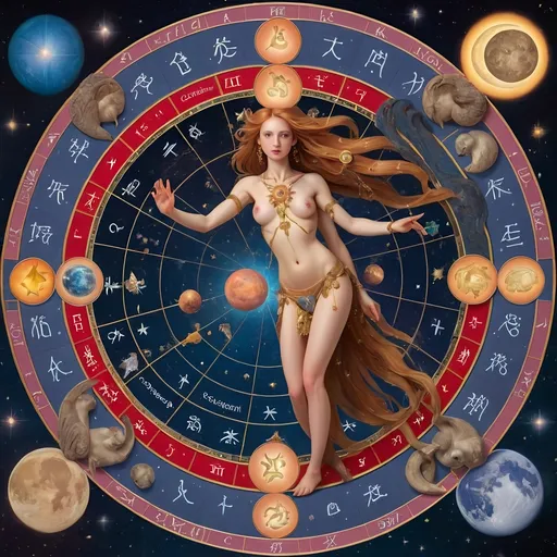 Prompt: Astrological convergence