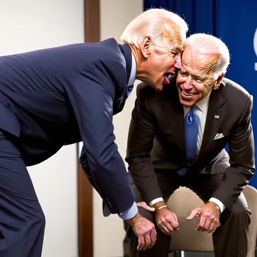 Prompt: joe biden licks butts

