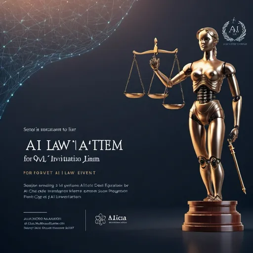 Prompt: make a nice invitation for an AI event from a law firm 

