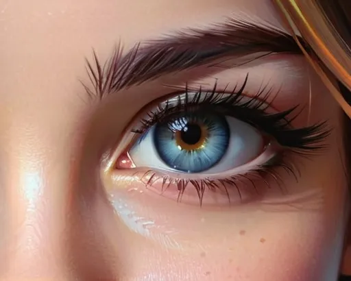 Prompt: Closeup face portrait of {Emma Watson}, smooth soft skin, big dreamy eyes, beautiful intricate colored hair, symmetrical, anime wide eyes, soft lighting, detailed face, by makoto shinkai, stanley artgerm lau, wlop, rossdraws, concept art, digital painting, looking into camera