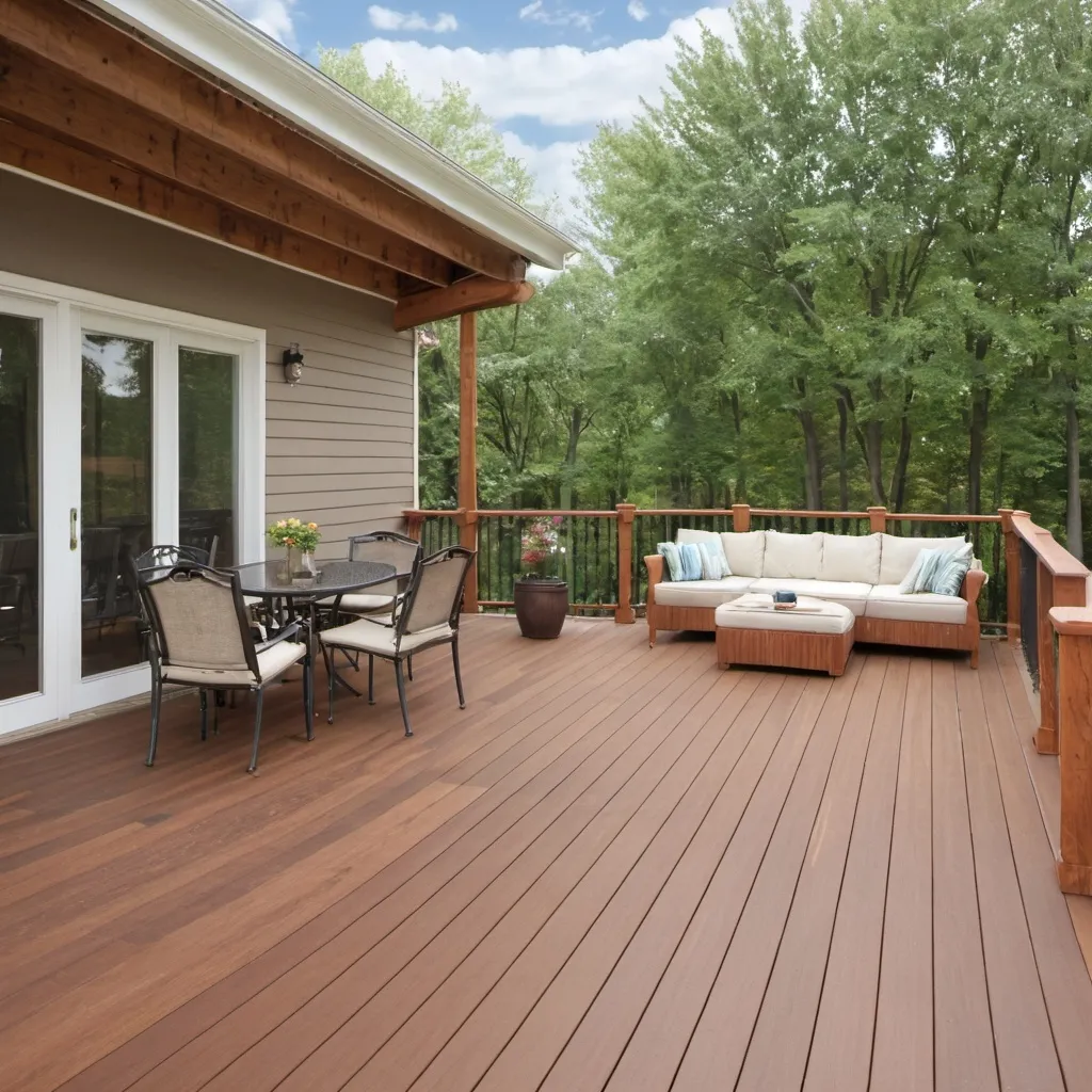 Prompt: house deck and patio