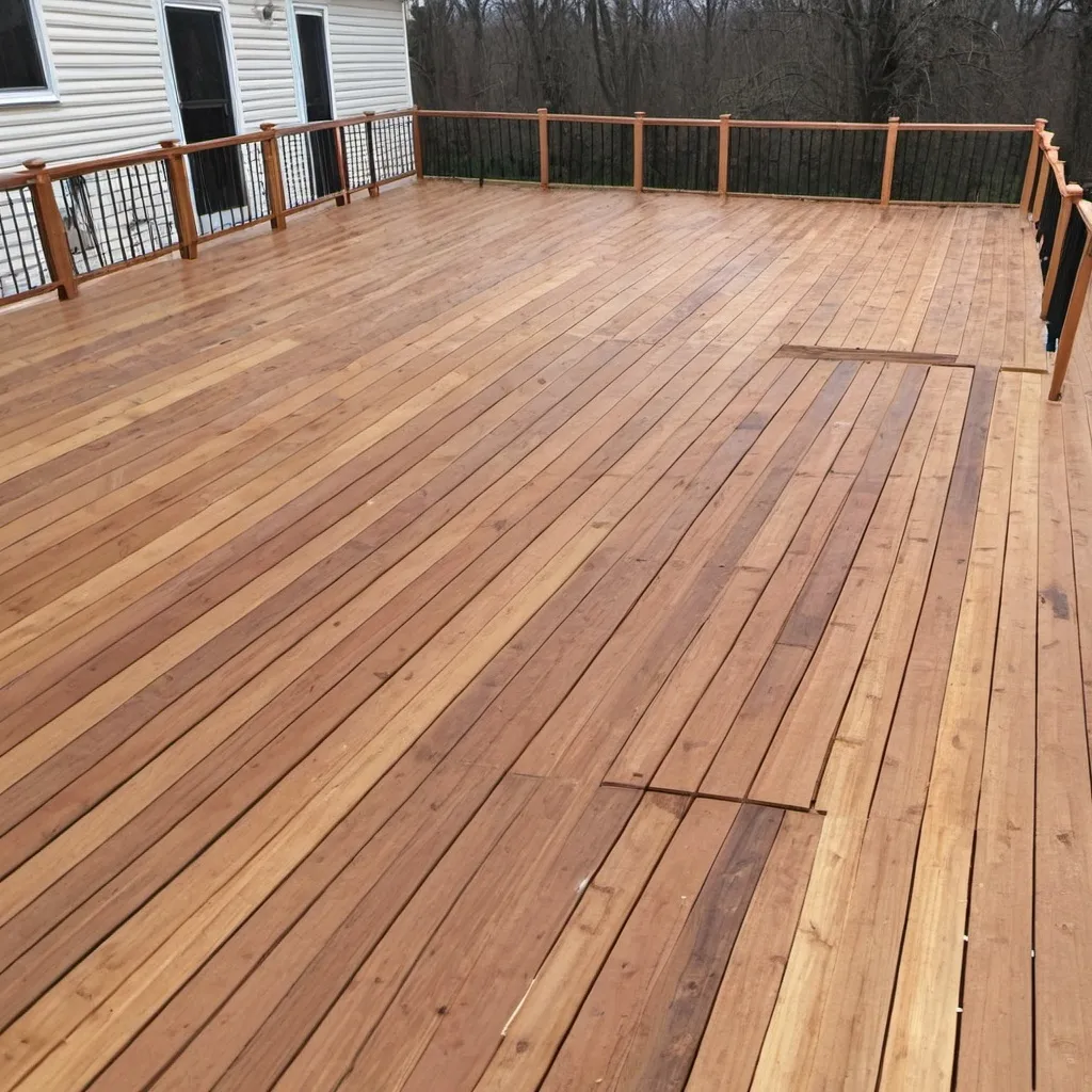 Prompt: building a wood deck