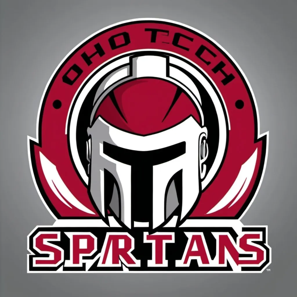 Prompt: Ohio Tech Spartans

Logo for a university football team