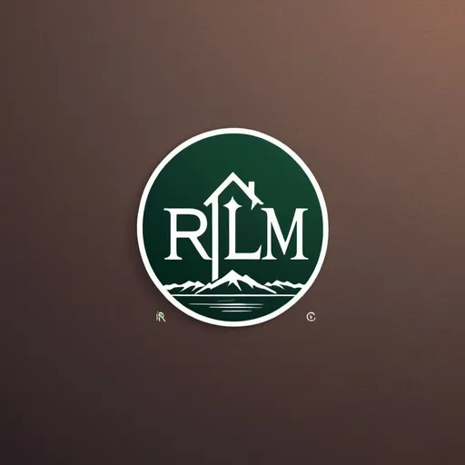 Prompt: Make a logo vector for a landscape company using the initials RLM