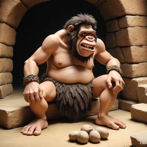 Prompt: Create a painting based on historical significance of gout in early man.