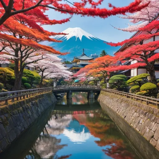 Prompt: A vibrant image of Japan