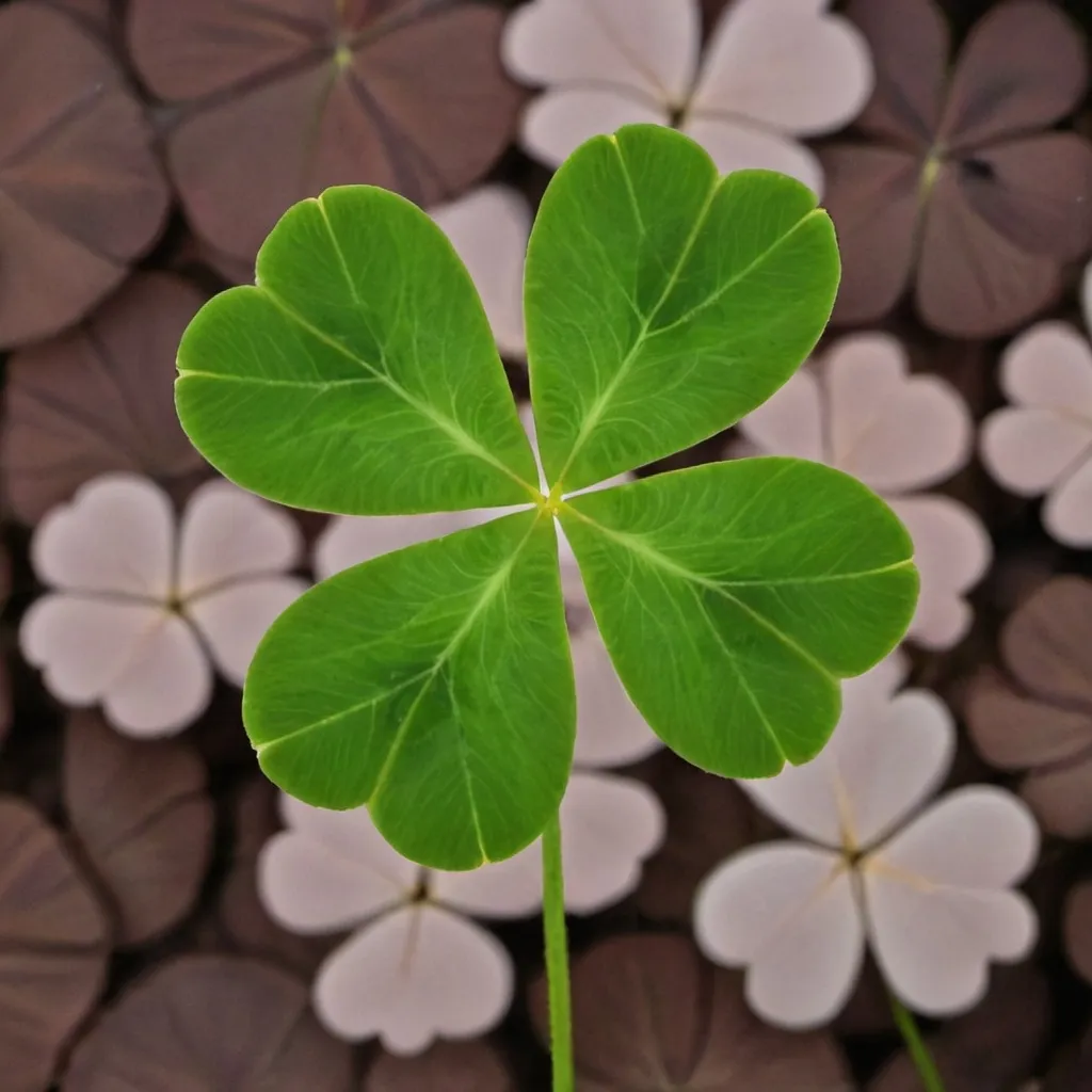 Prompt: four-leaf clover

