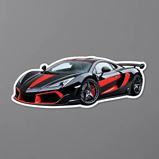 Prompt: supercar sticker