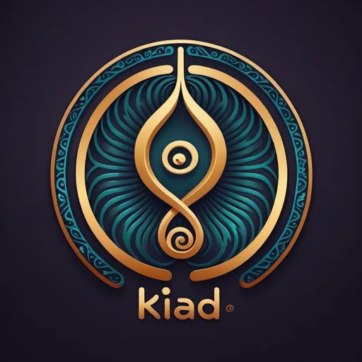 Prompt: A logo with snail in abstract spiral african motif, ankh sign
KIAD 
