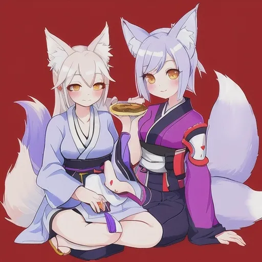 Prompt: Kiriko of overwatch 2 with het kitsune fox spirit