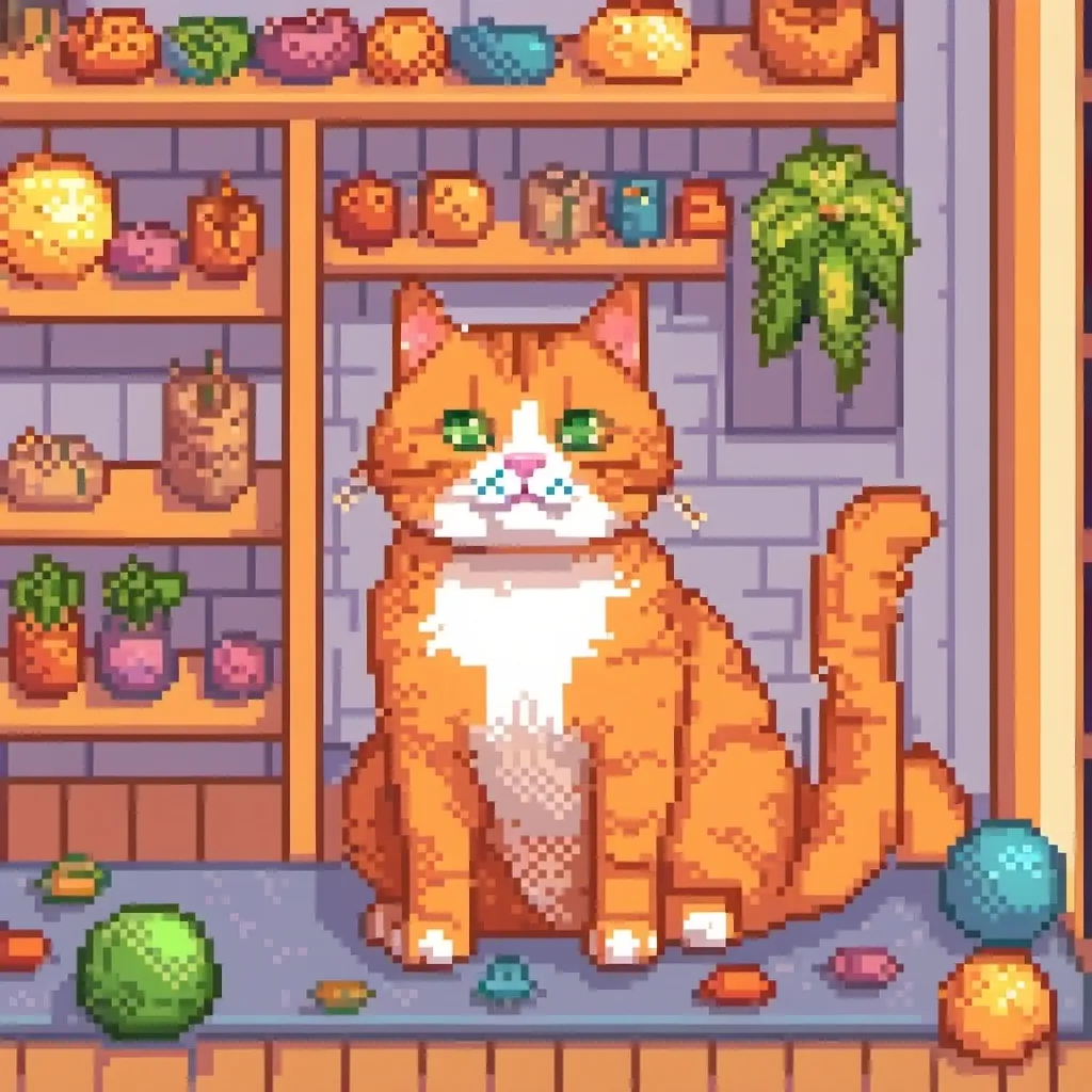 Prompt: A Cute orange cat

