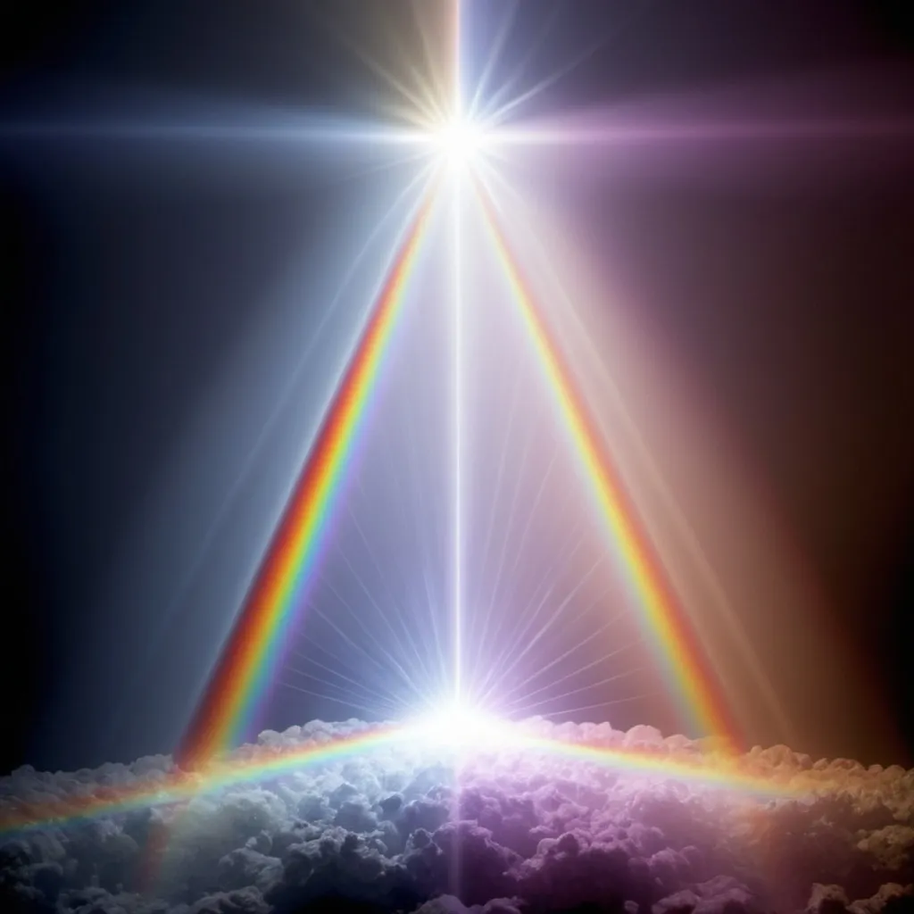 Prompt: pure light, electromagnetic spectrum, pure beauty, crystalline, godly
 