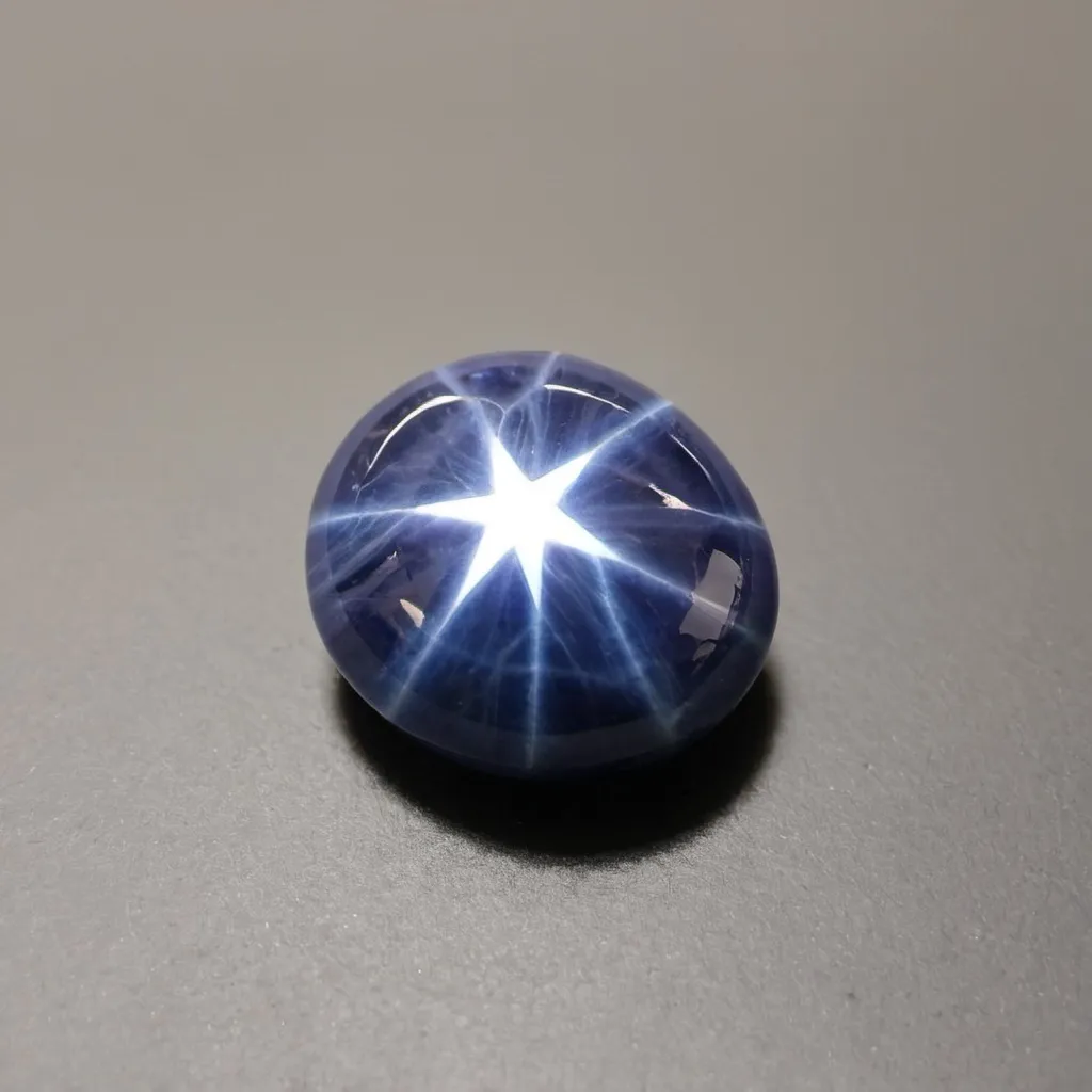 Prompt: Star sapphire stone