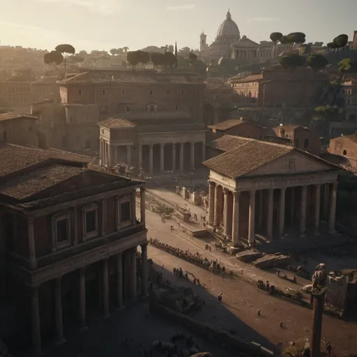 Prompt: ancient rome, cinematic lighting