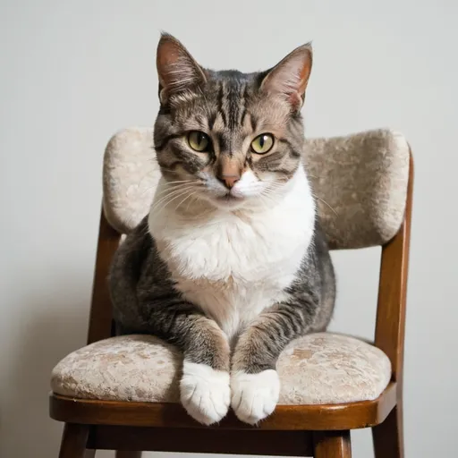 Prompt: cat on a chair