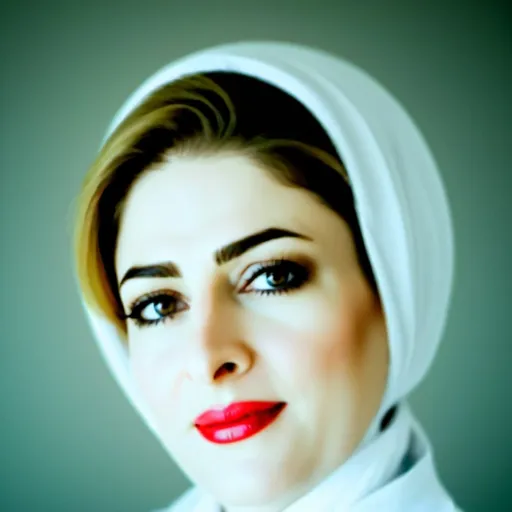 Prompt:   "Create an image of a woman with the same face as the uploaded image, dressed in a white doctor's coat, standing in a modern clinic. The woman should be wearing a hijab and a stethoscope around her neck, with a professional and confident expression."
    