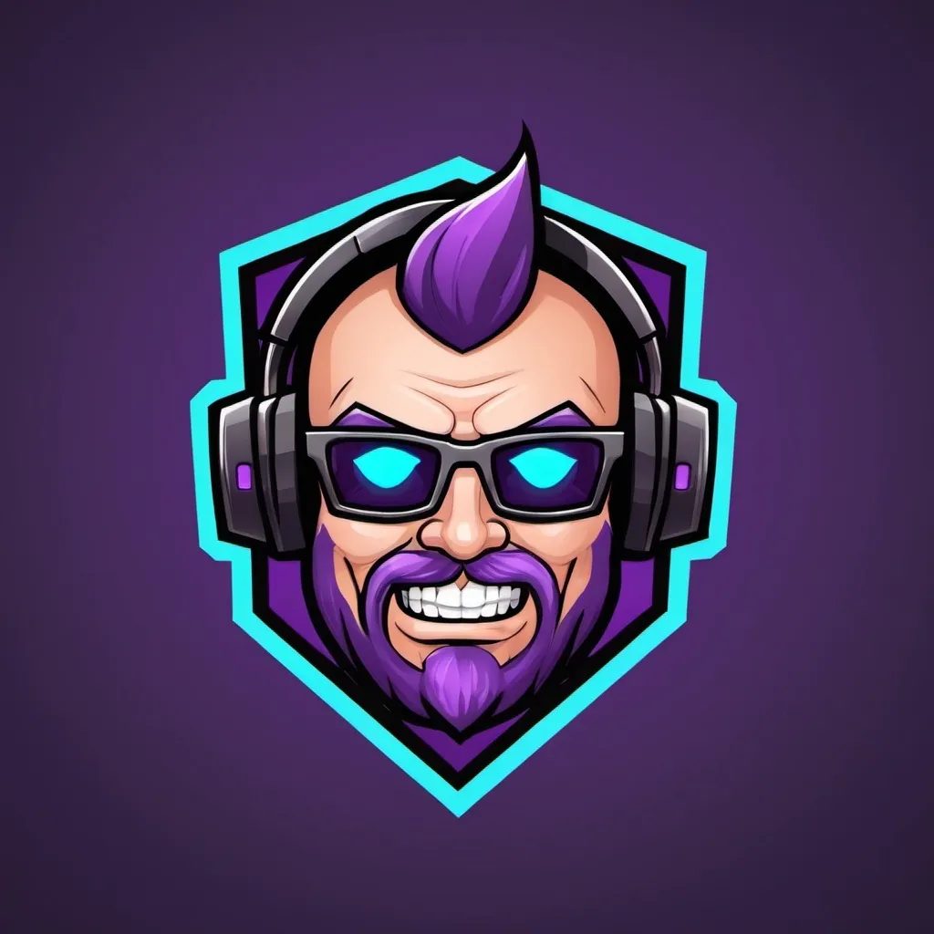 Prompt: Create an edgy futuristic logo for a twitch stream with "Billy Bob Gaming" across the top