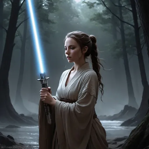 Prompt: A Jedi in meditation, their lightsaber by their side, ready to defend the galaxy.Eclipsed Resolve
From the shadows where the echoes call,
A fractured heart begins to fall,
Talon's whispers, a darkened fate,
Power’s embrace, it cannot wait.
 
 

In this maelstrom, our spirits fight,
Clashing visions in the dead of night.
 
 

Eclipsed resolve, through fear and flame,
In the struggle of souls, we’re forged the same.
With love or revenge, we stand our ground,
In the depths of chaos, our voices resound.
 
 

Celestra shines with the hope of dawn,
While Darien’s shadows seek to draw us on.
A symphony of discord, a battle of the mind,
In the dance of the lost, our fates entwined.
 
 

Rising tempests, fury unleashed,
Every moment we rise, we fight for reprieve.
Eclipsed resolve, through fear and flame,
In the struggle of souls, we’re forged the same.
With love or revenge, we stand our ground,
In the depths of chaos, our voices resound.
 
 

Solara’s courage, a beacon of light,
Redemption calls in the dead of night.
While Liora’s quest seeks the truth untold,
In Echo's Crest, the brave hearts grow bold.
 
 

Torn between what is lost and what stays,
In the shadows, we find our own ways.
Deep in the silence where darkness creeps,
A flicker ignites, our spirit never sleeps.
 
 

Eclipsed resolve, through fear and flame,
In the struggle of souls, we’re forged the same.
With love or revenge, we stand our ground,
In the depths of chaos, our voices resound.
 
 

In the raging storm, our will shall defy,
Chasing the echoes, we’ll rise or die.
For in this abyss, amidst trials we braved,
Together we stand, forever unchained
 

 

 
 

 