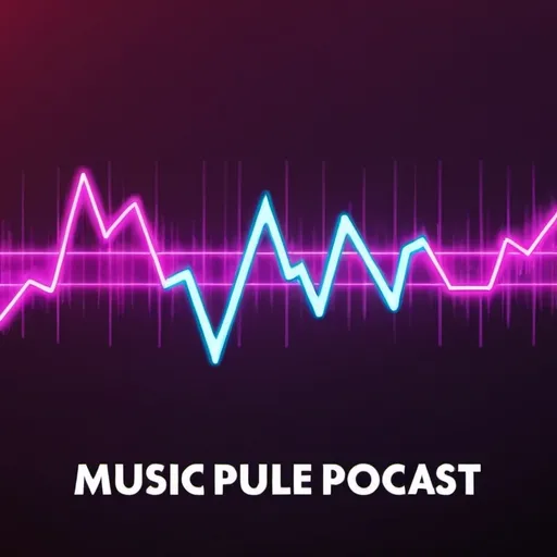 Prompt: Make a cover image for a music industry podcast titled Music Pulse Podcast

About: “Music Pulse Podcast" explores the most pressing issues in the music industry today, providing insights, analysis, and expert commentary. From concert ticket pricing to the latest in streaming trends, we keep you in tune with the pulse of the music world.
