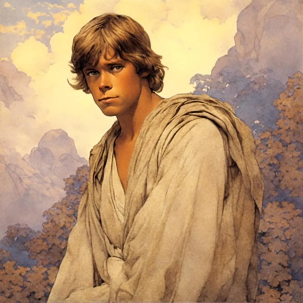 Prompt: <mymodel> Luke Skywalker