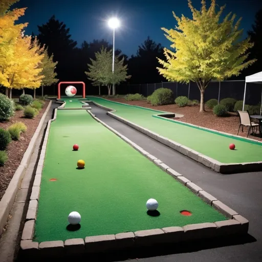 Prompt: create a poster for a company team event that has pictures of mini golf and laser tag. Add the following details to the poster, Date Sept 20th, 2024, Arrival: 9am at 60 west 

Team Meeting Presentations: 9am to 12pm (Coffee and Timbits will be provided) 

Commute to Glow Zone 360 Brampton: 12-12:30pm

Lunch: 12:30pm-1:30pm 

Games and Team Building Activities: 1:30-3:30 

End of Teams Day: 3:30pm