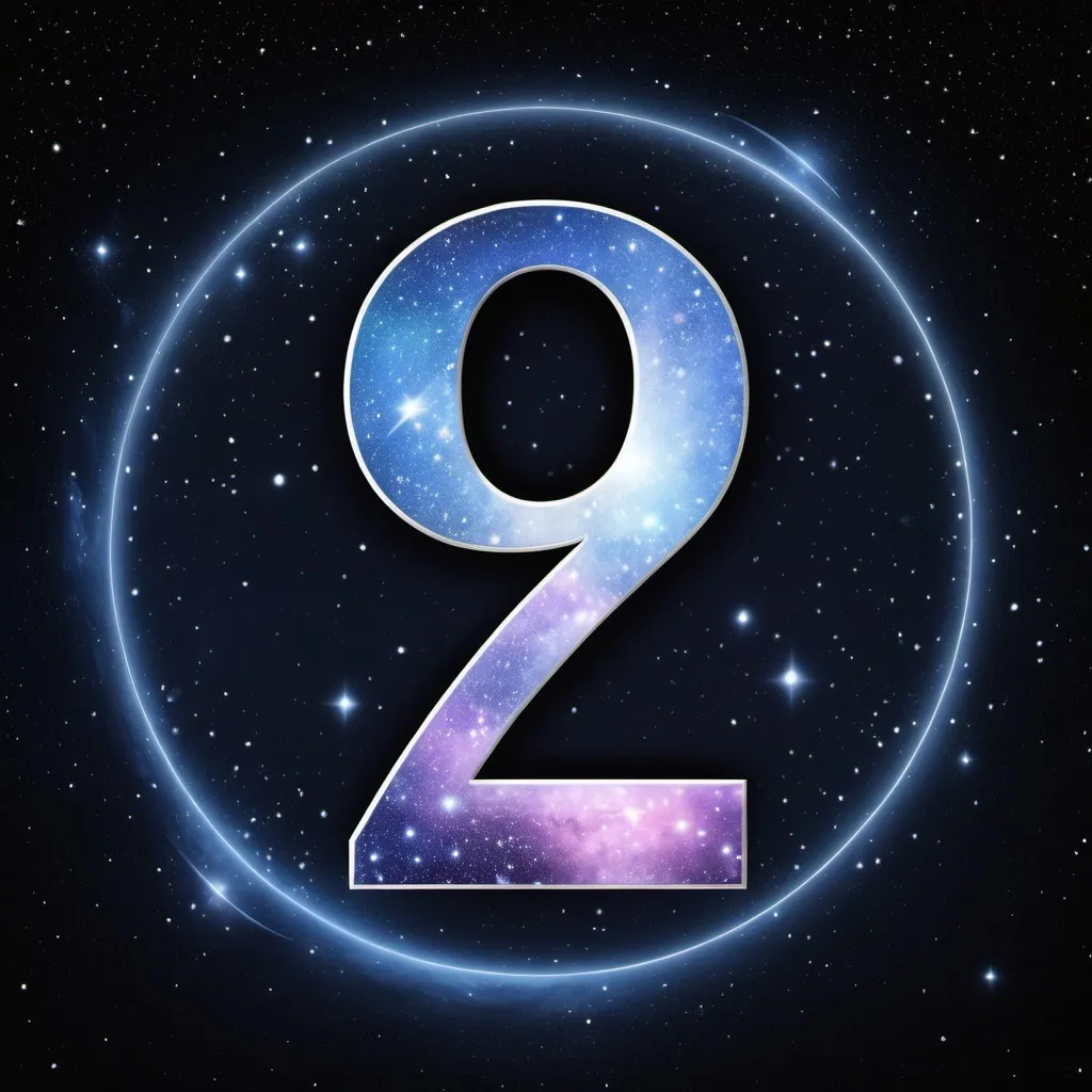 Prompt: Number 9 is the key to the univers