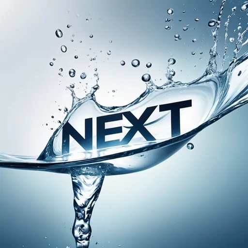 Prompt: "NeXt" 
Werbung, Wasser, Digital, Zukunft, Fortschritt, Erfolg, Hell, Begeisterung