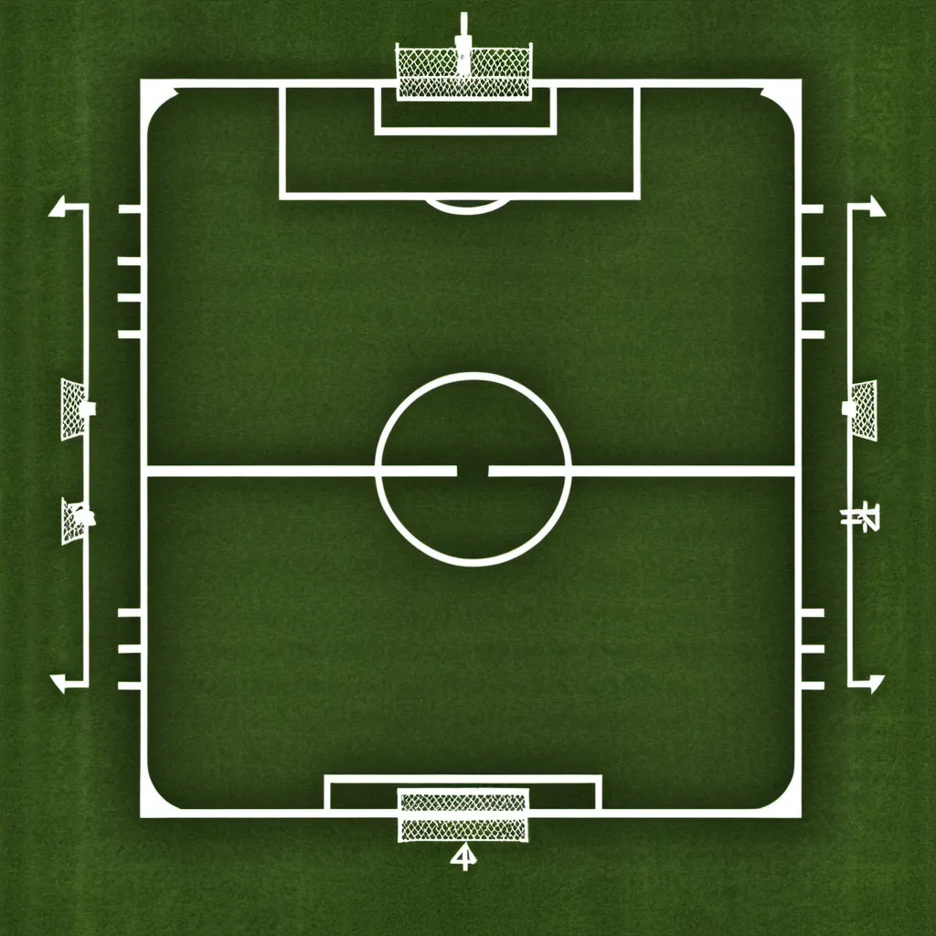 Prompt: show me a 165ft x 105ft soccer field compared to other fields